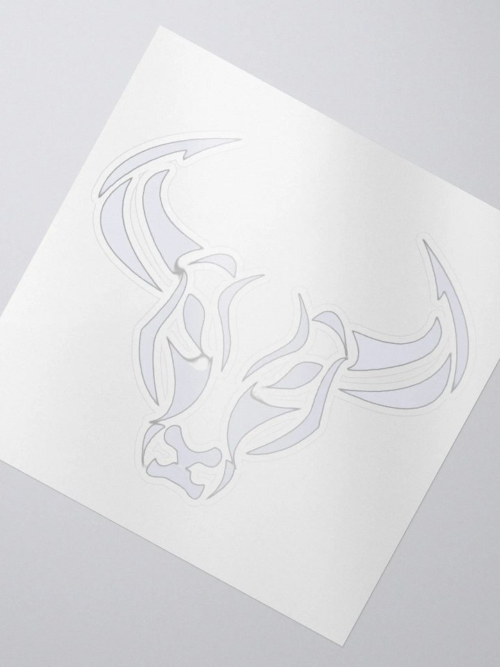 dmiills White Kiss Cut Sticker product image (2)