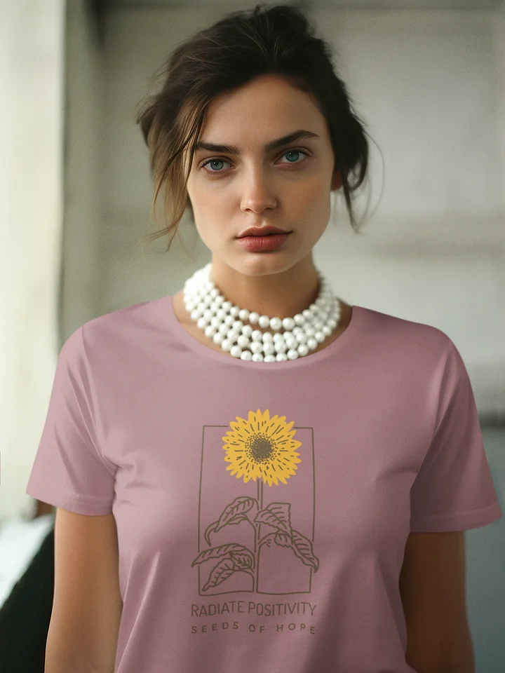 Radiant Sunflower Positivity Tee product image (2)