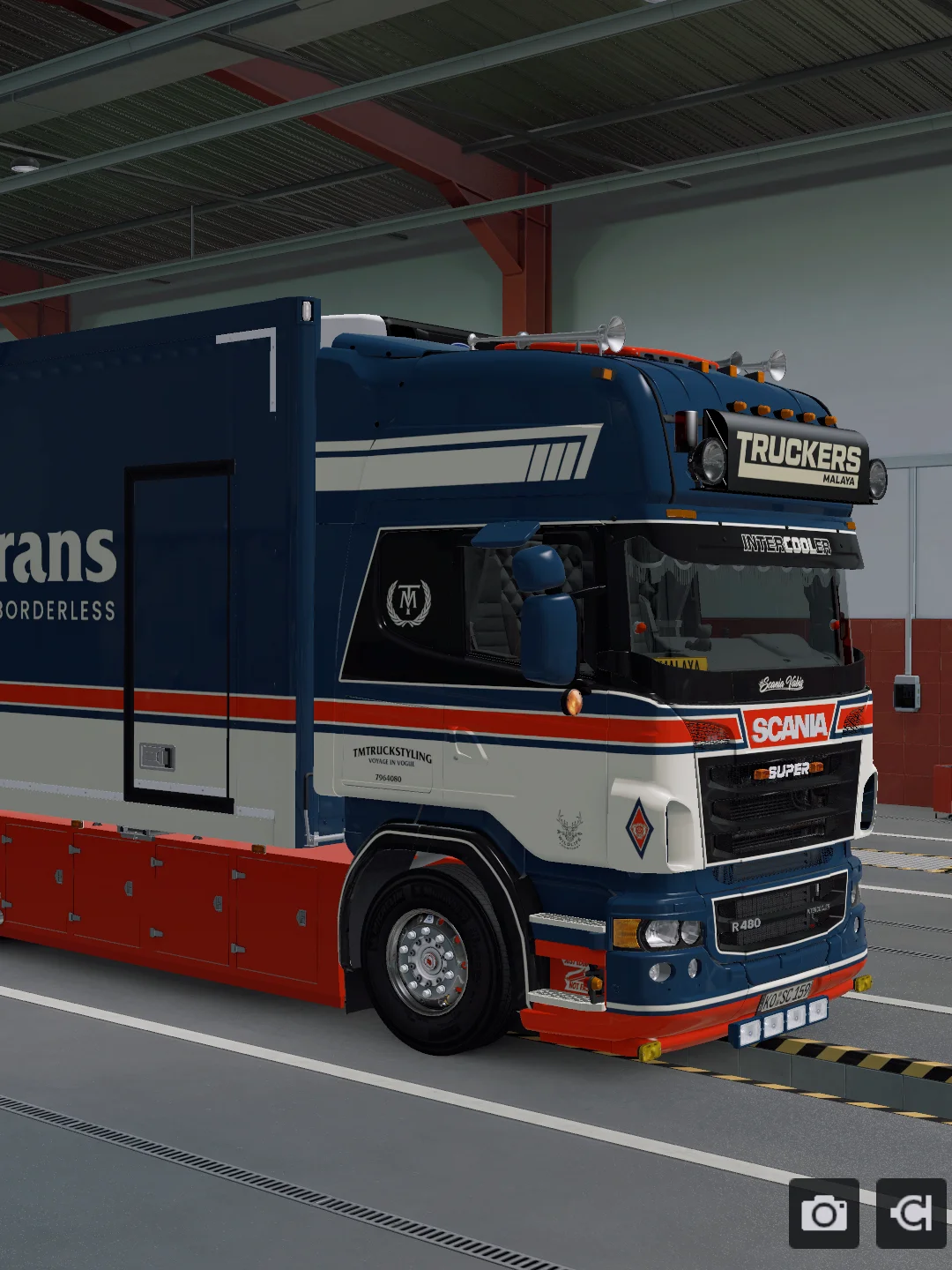 ETS2 TM Multicolor Skin Pack for Scania PGR with Rigid & Trailer Schmitz product image (4)