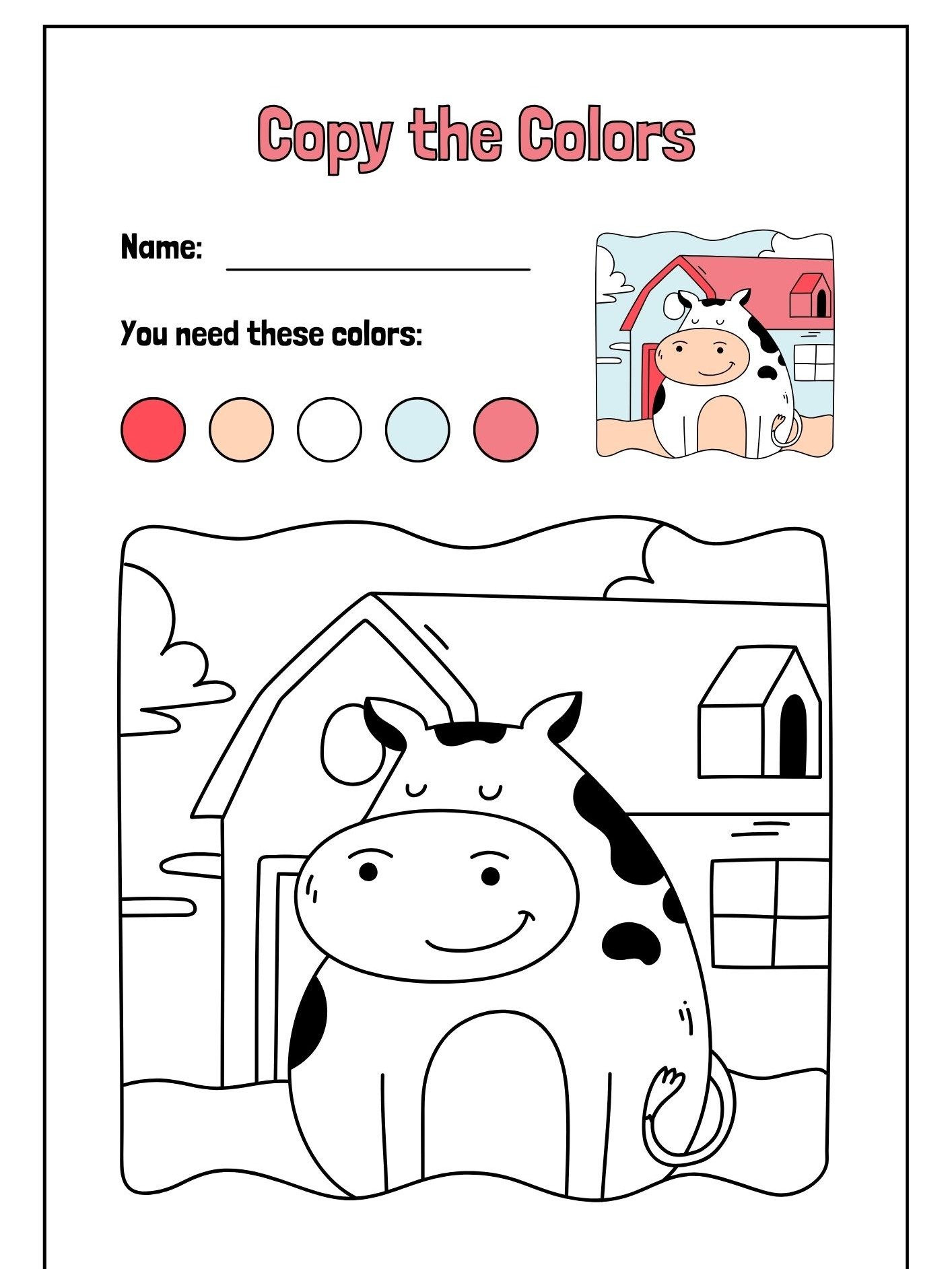 Copy-the-Color: Smart Coloring Book for Kids (Ages 3–8) product image (4)
