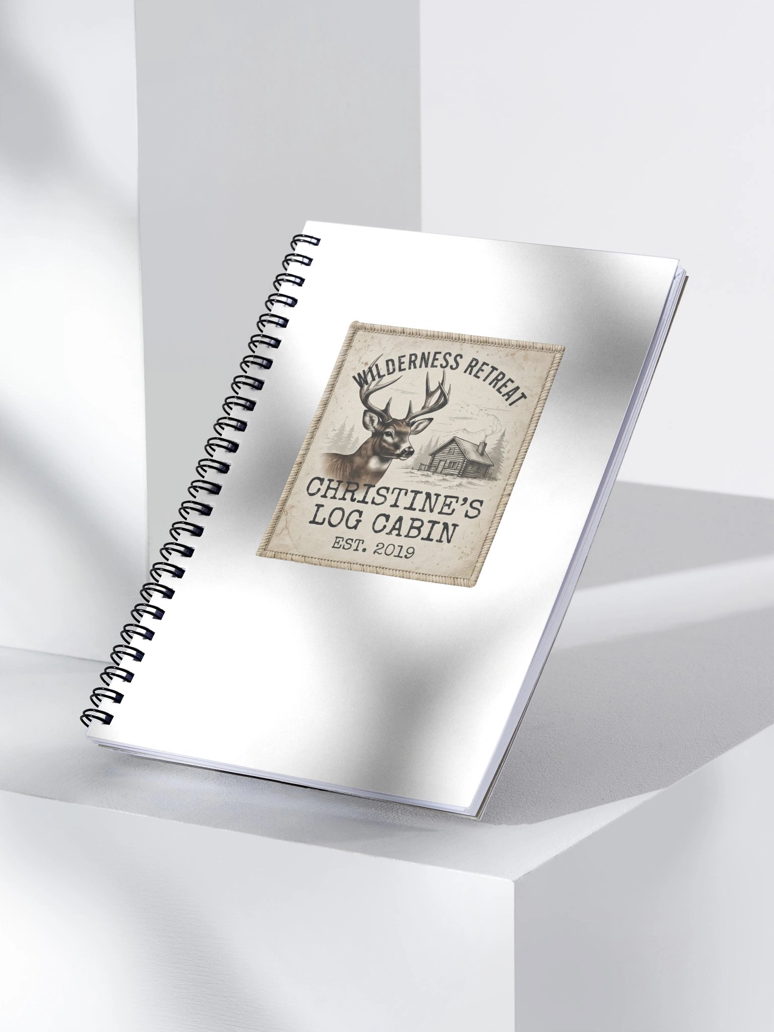 Christine's Log Cabin Kraft Cover Notebook | Journal & Planner product image (3)
