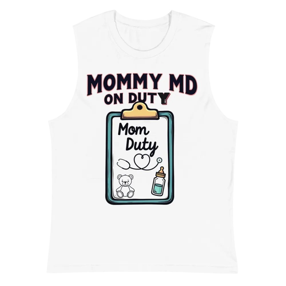 Mommy MD On Duty Muscle Tank product image (2)