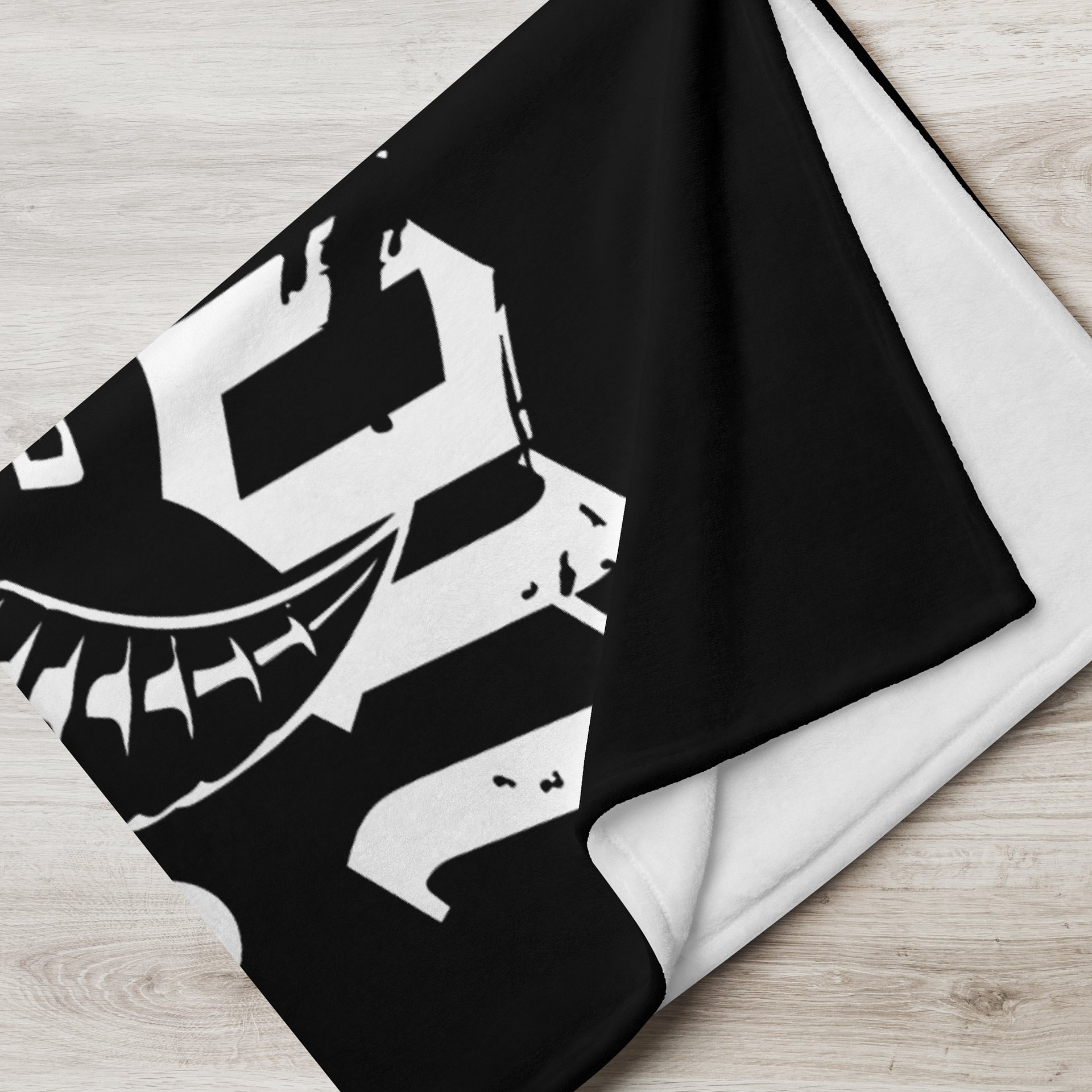 Demon Witch Records Black Throw Blankie product image (3)