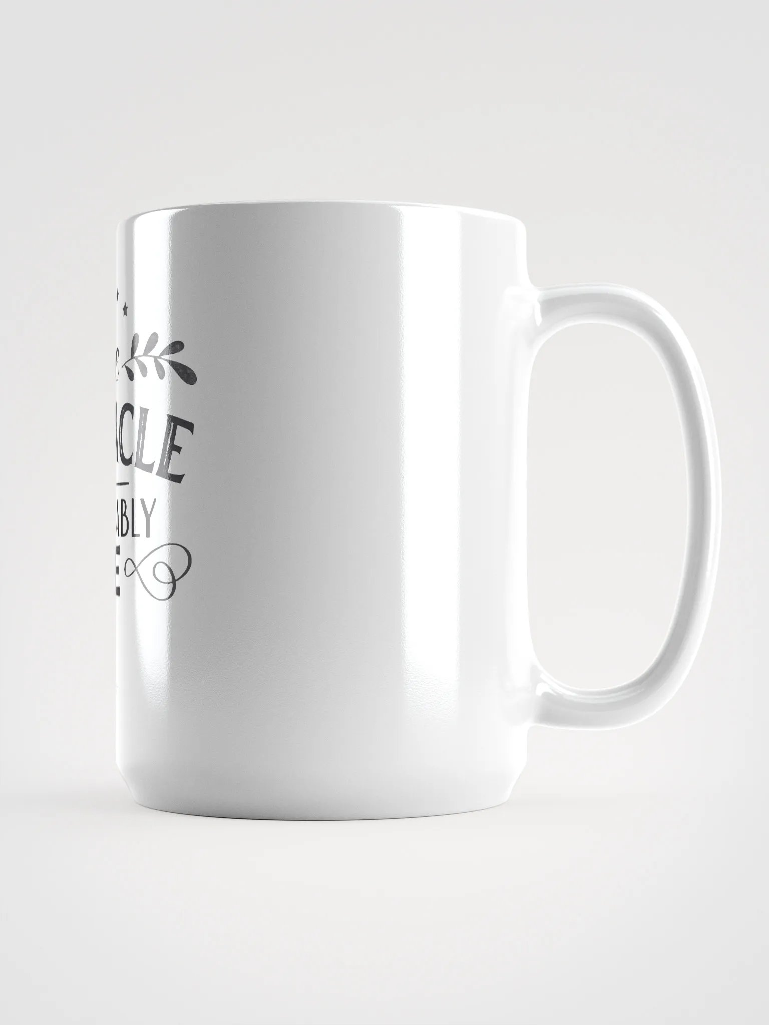Obstacle Reflection White Glossy Mug product image (1)