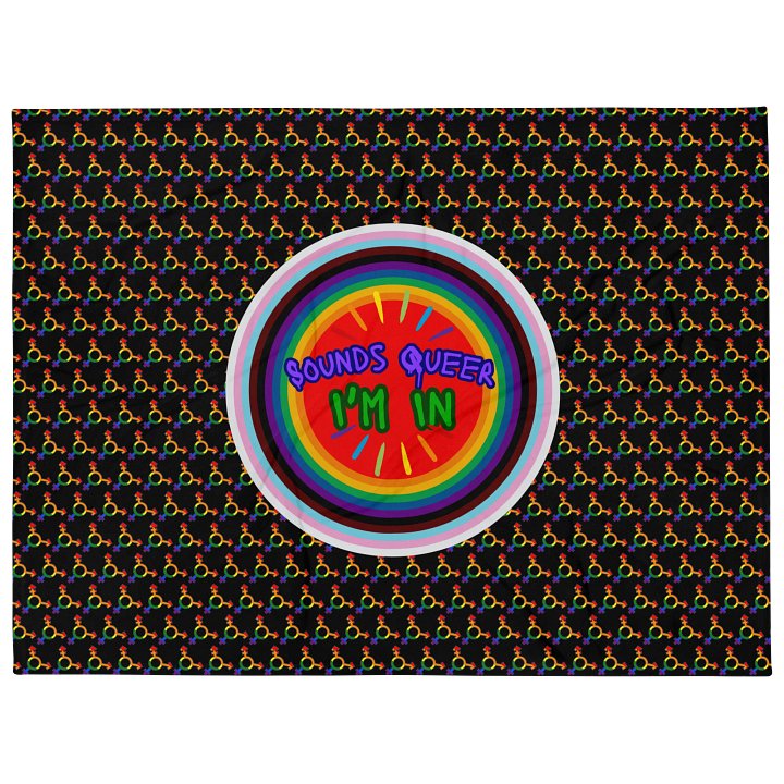 LGBTQIAP2S+ 2025, Sounds Queer I'm In, Blanket product image (1)