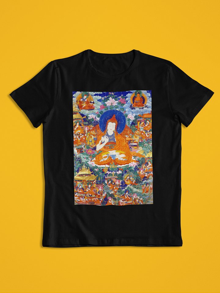 Shantirakshita Traditional Buddhist Thangka Art T-Shirt product image (1)