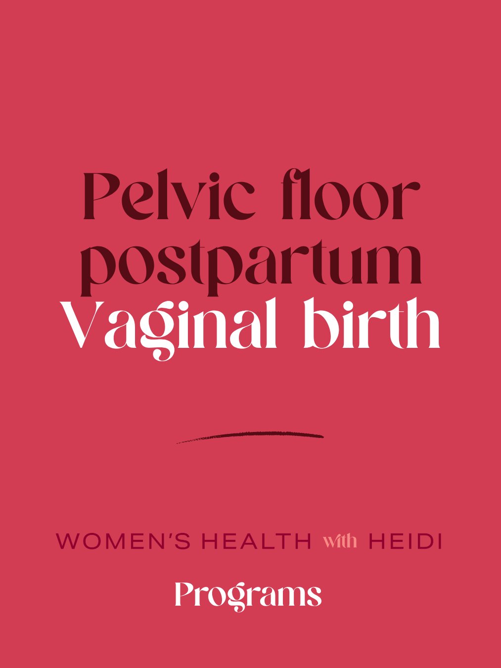 Pelvic floor postpartum - Vaginal birth product image (1)