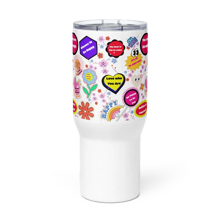 Empowerment Sticker Collage Travel Mug product image (2)