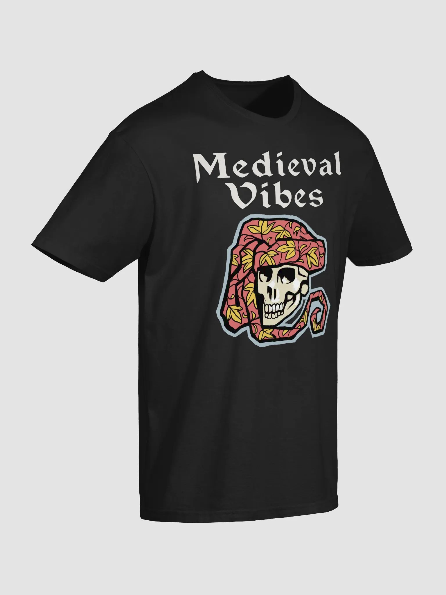 Medieval Vibes funny Skull T-Shirt product image (23)
