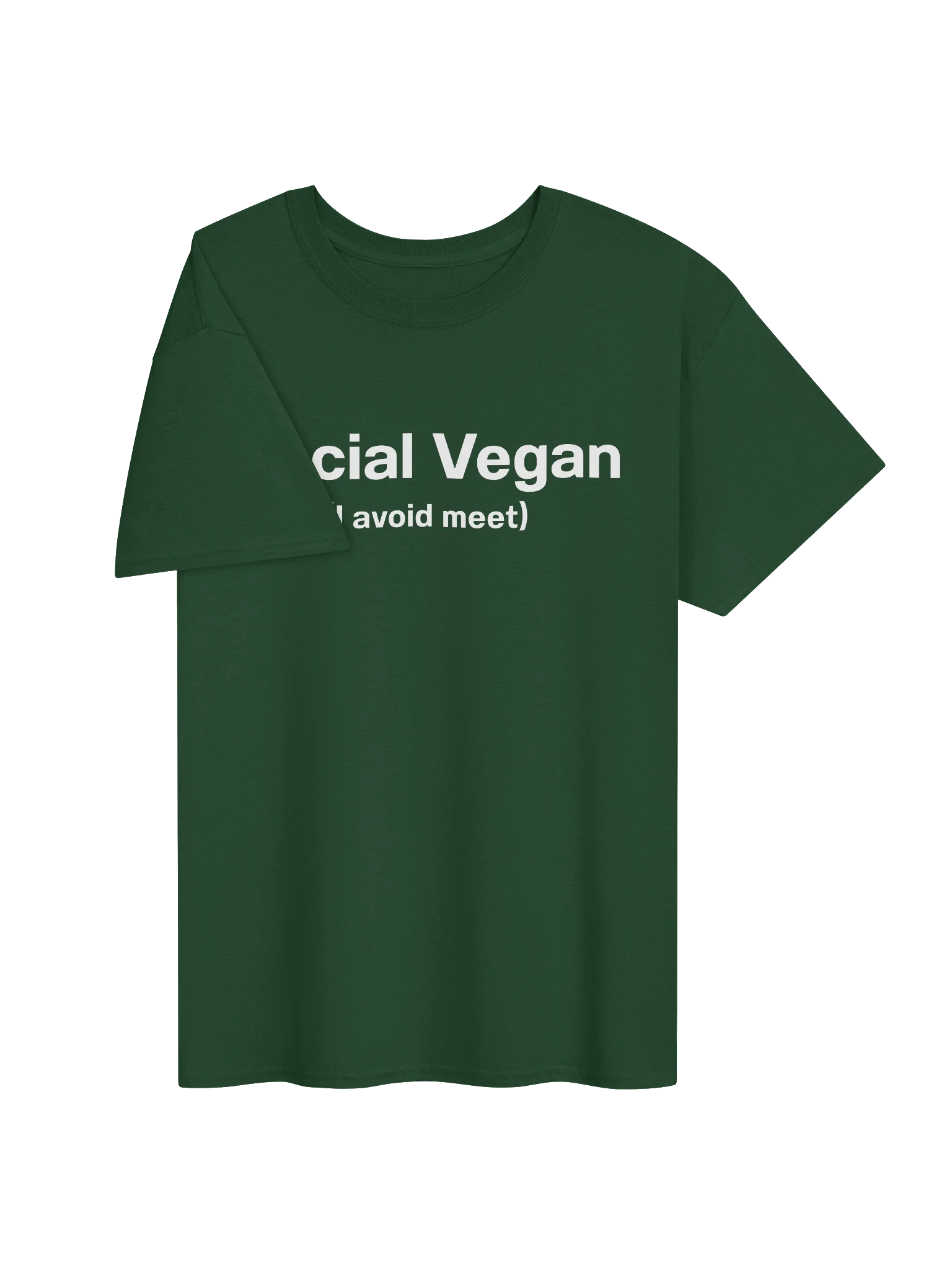 Social Vegan (I avoid meet) Unisex Shirt product image (31)