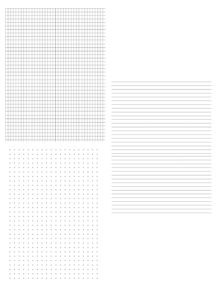 Notebook Template Bundle – Lined, Grid & Dot Pages product image (1)