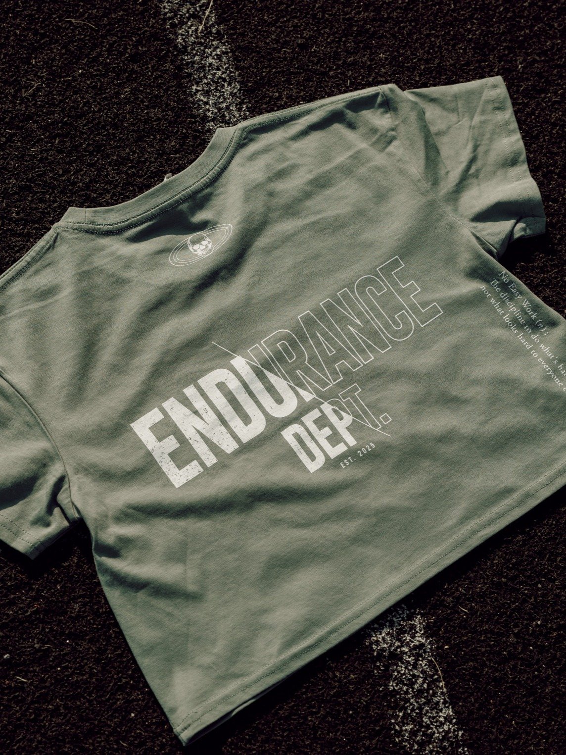 Women's Split Cropped Tee | Sage product image (1)