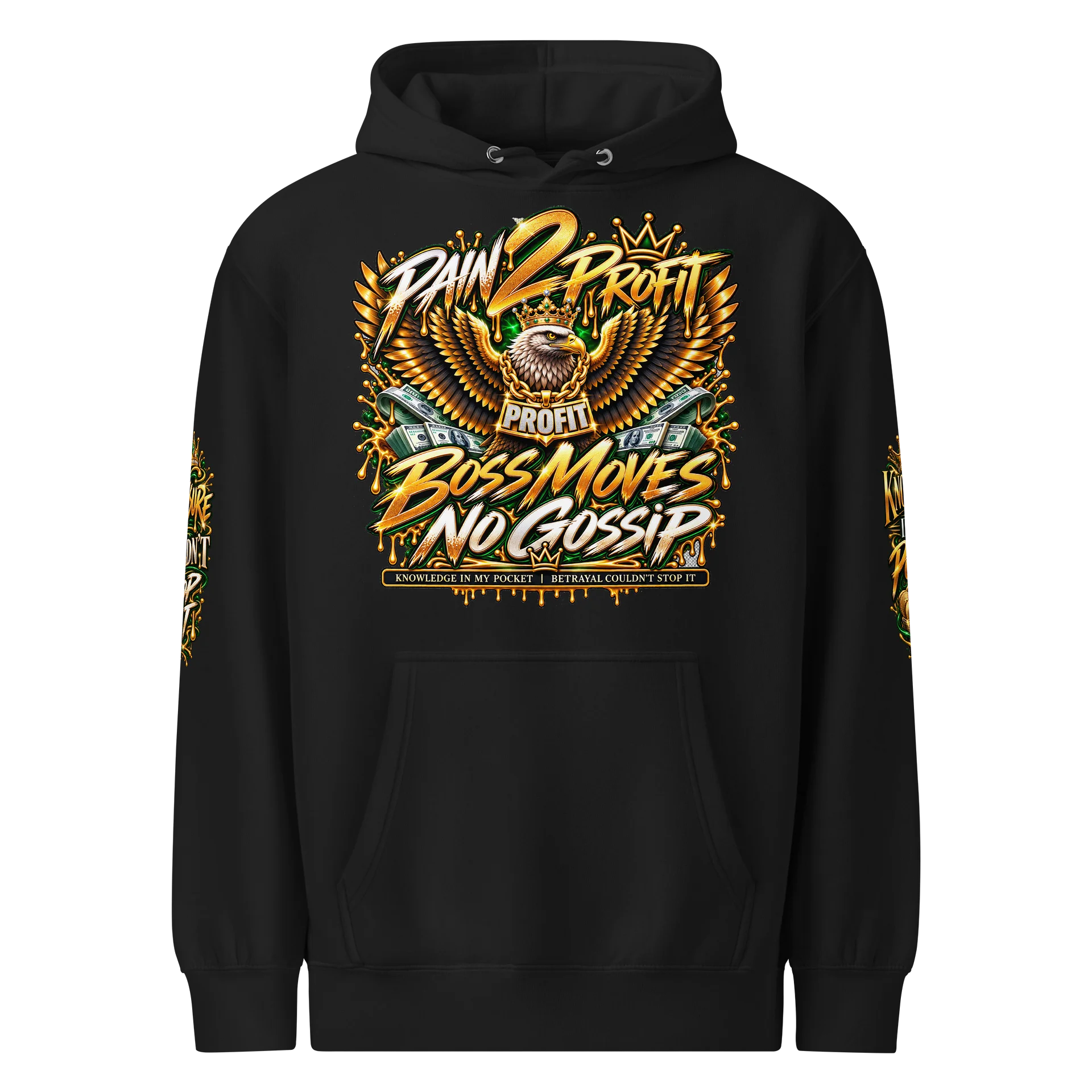 Boss Moves, No Gossip — Premium Hoodie product image (1)