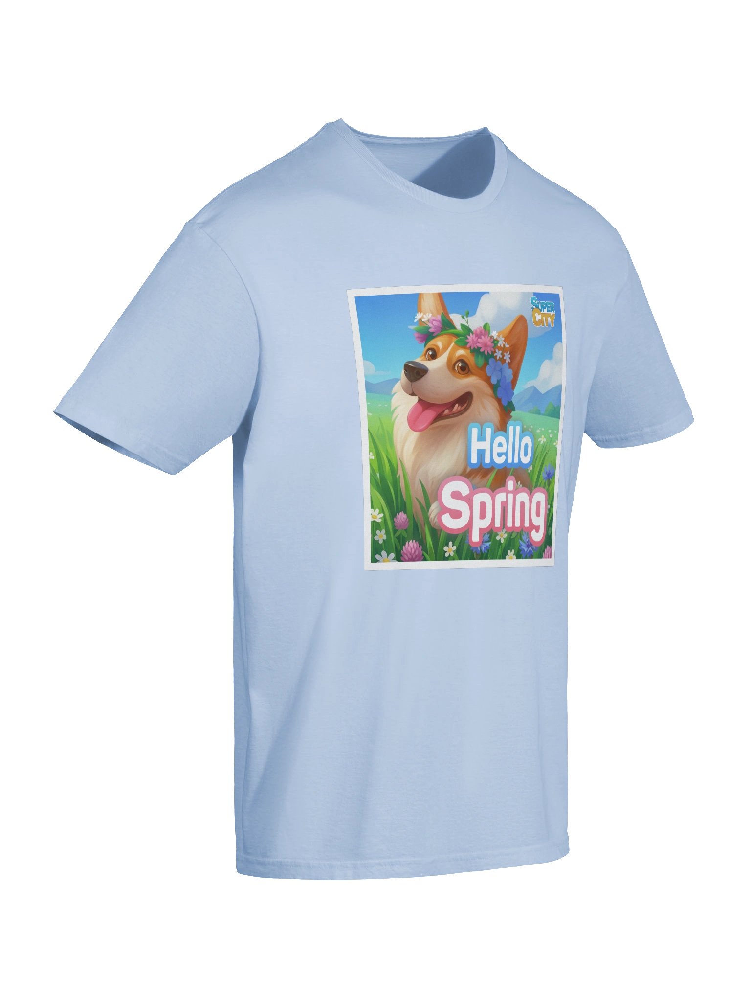 Hello Spring Corgi T-Shirt product image (10)