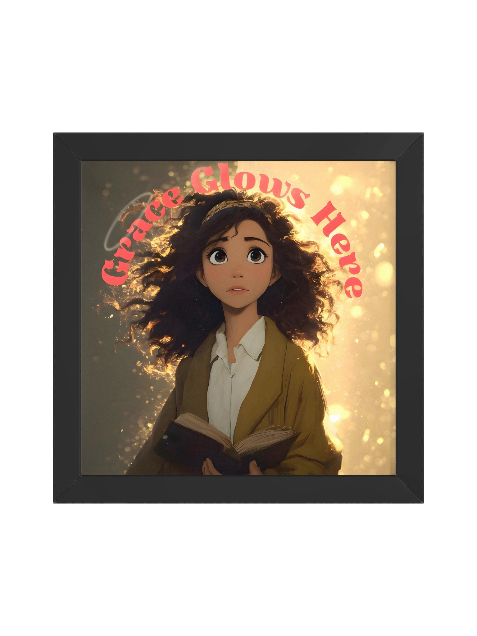 Grace Glows Here – Uplifting Faith Wall Art product image (1)