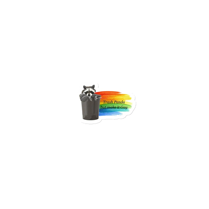 Gay Trash Panda Magnet product image (1)