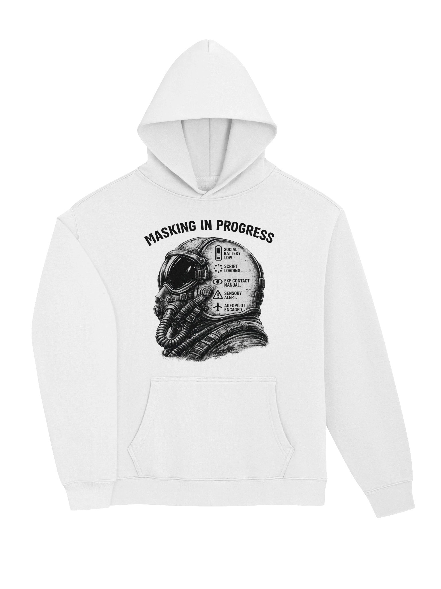Masking in Progress- Light Colors Hoodie product image (19)