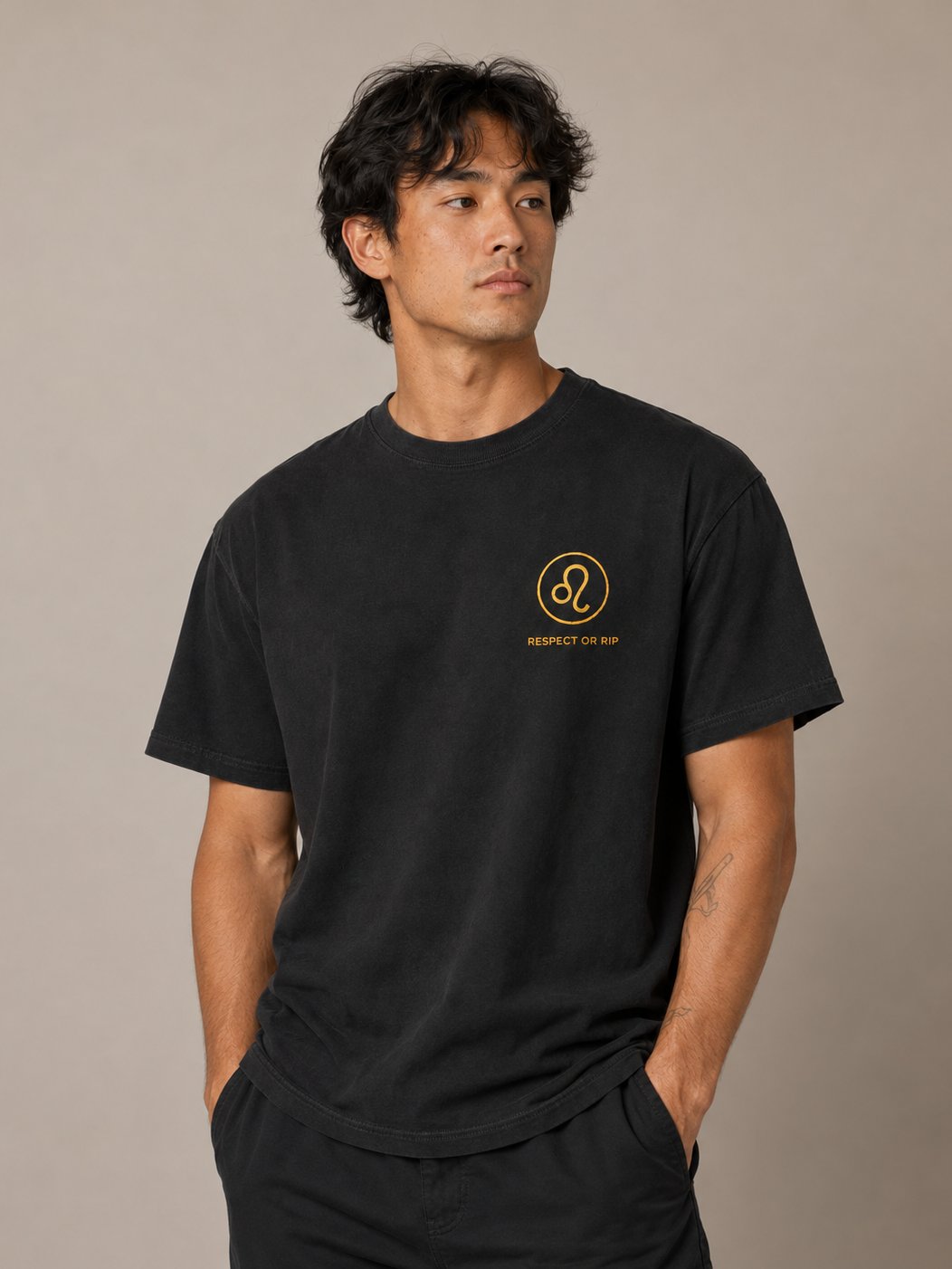 RESPECT OR RIP Heavyweight Garment-Dyed Tee product image (4)