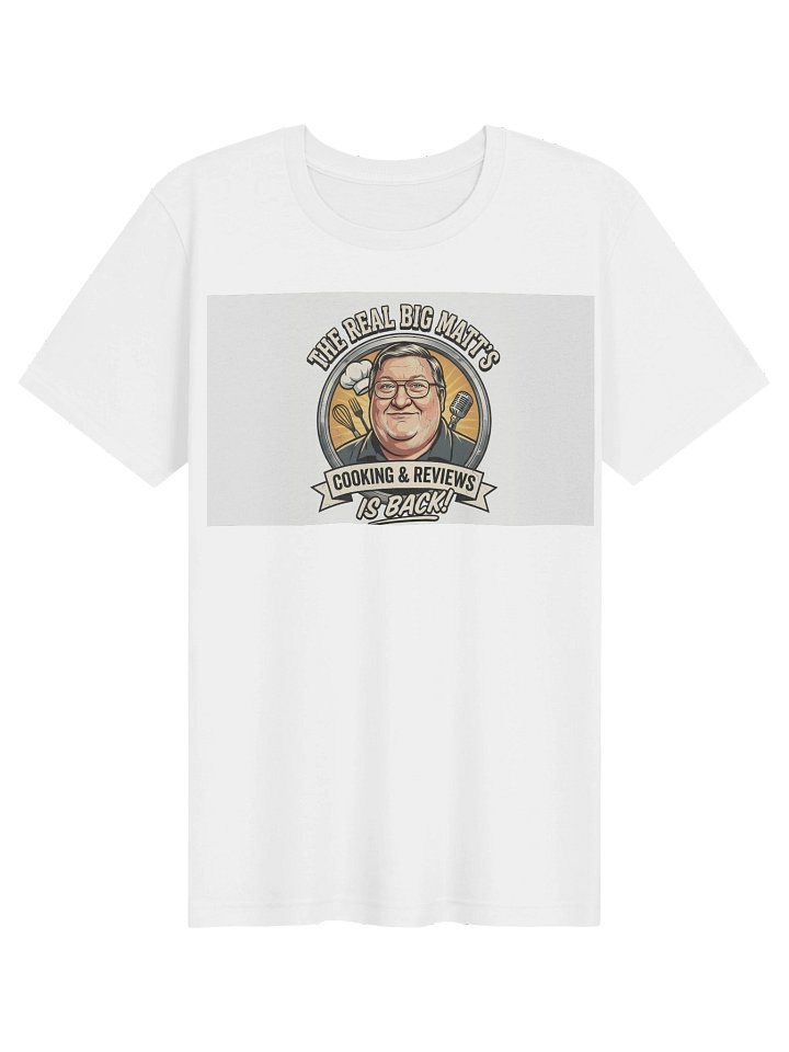 Big Matt’s Cooking & Reviews Retro Logo Tee product image (1)