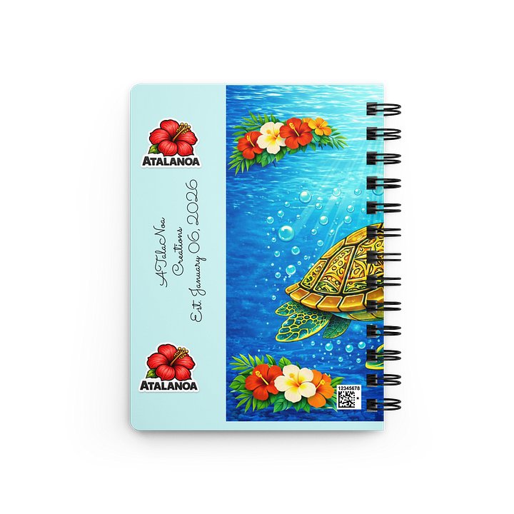 Aloha Turtle Spiral Bound Journal product image (2)