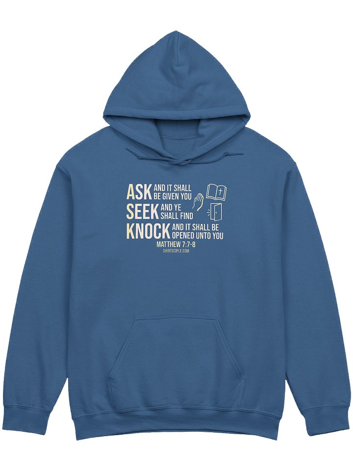 Ask Seek Knock Hoodie product image (3)