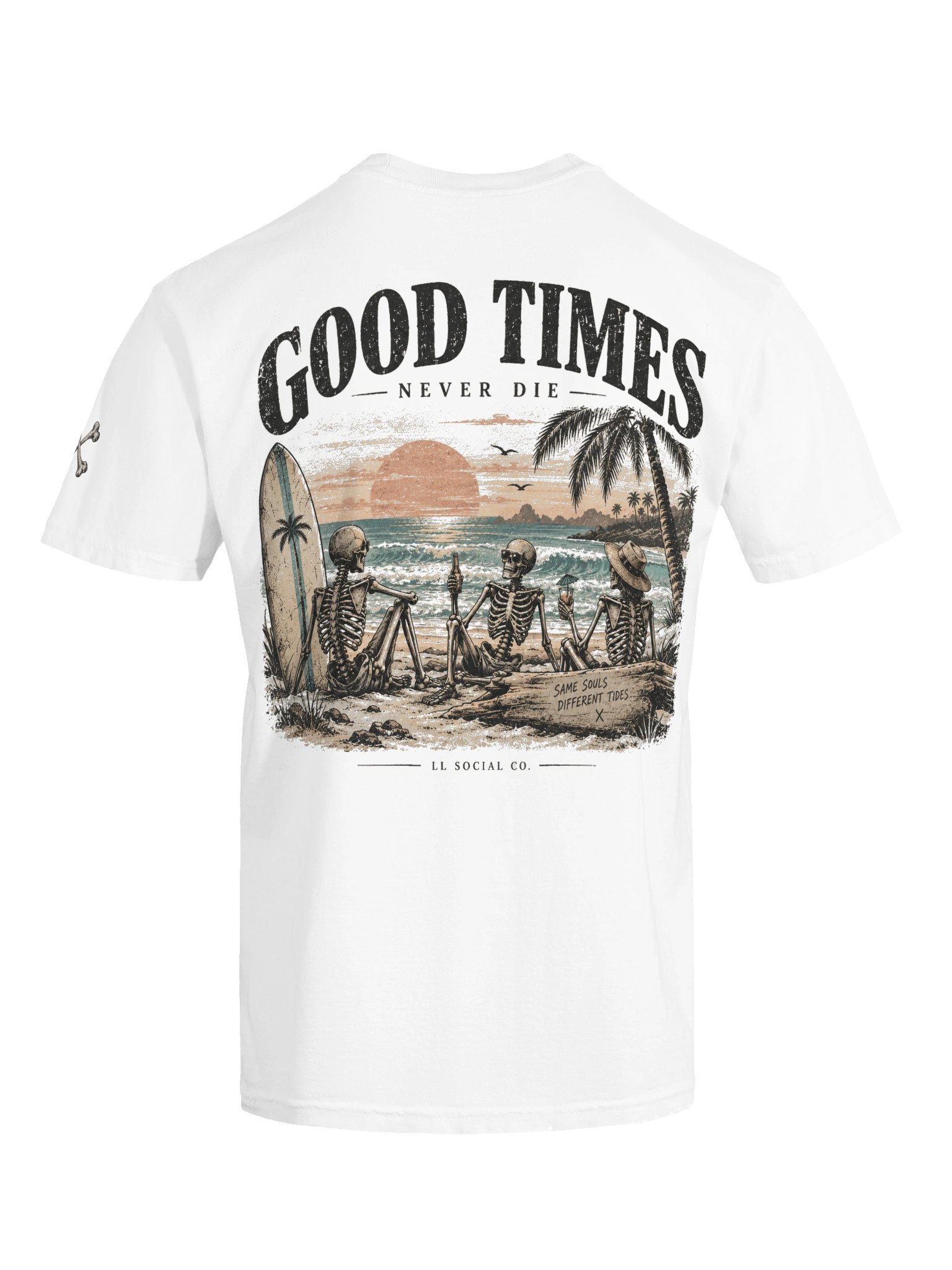 Good Times Never Die Comfort Colors Tee — Coastal Skellie Edit product image (7)