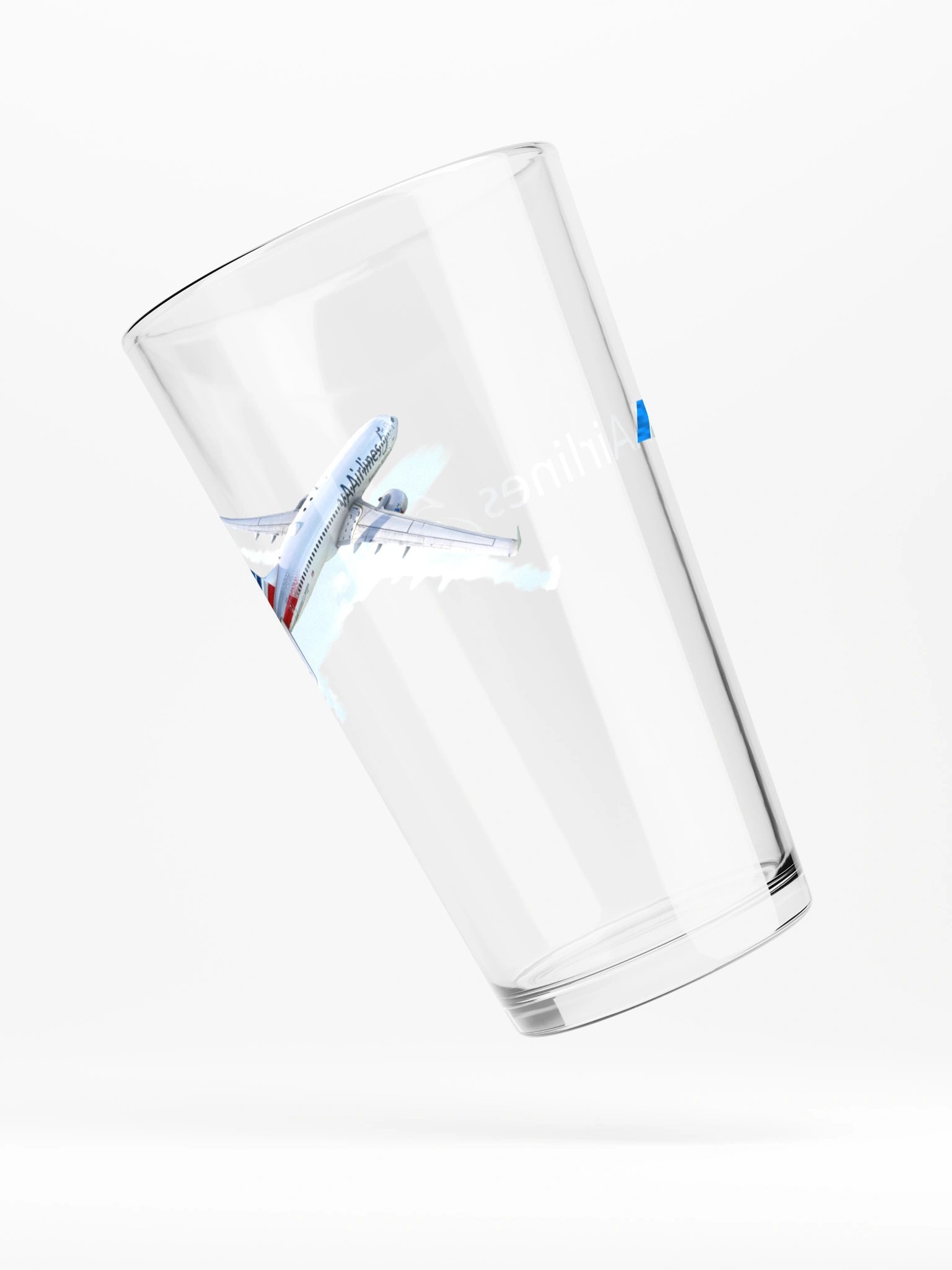 B737 5 Year Watercolor Pint Glass product image (4)