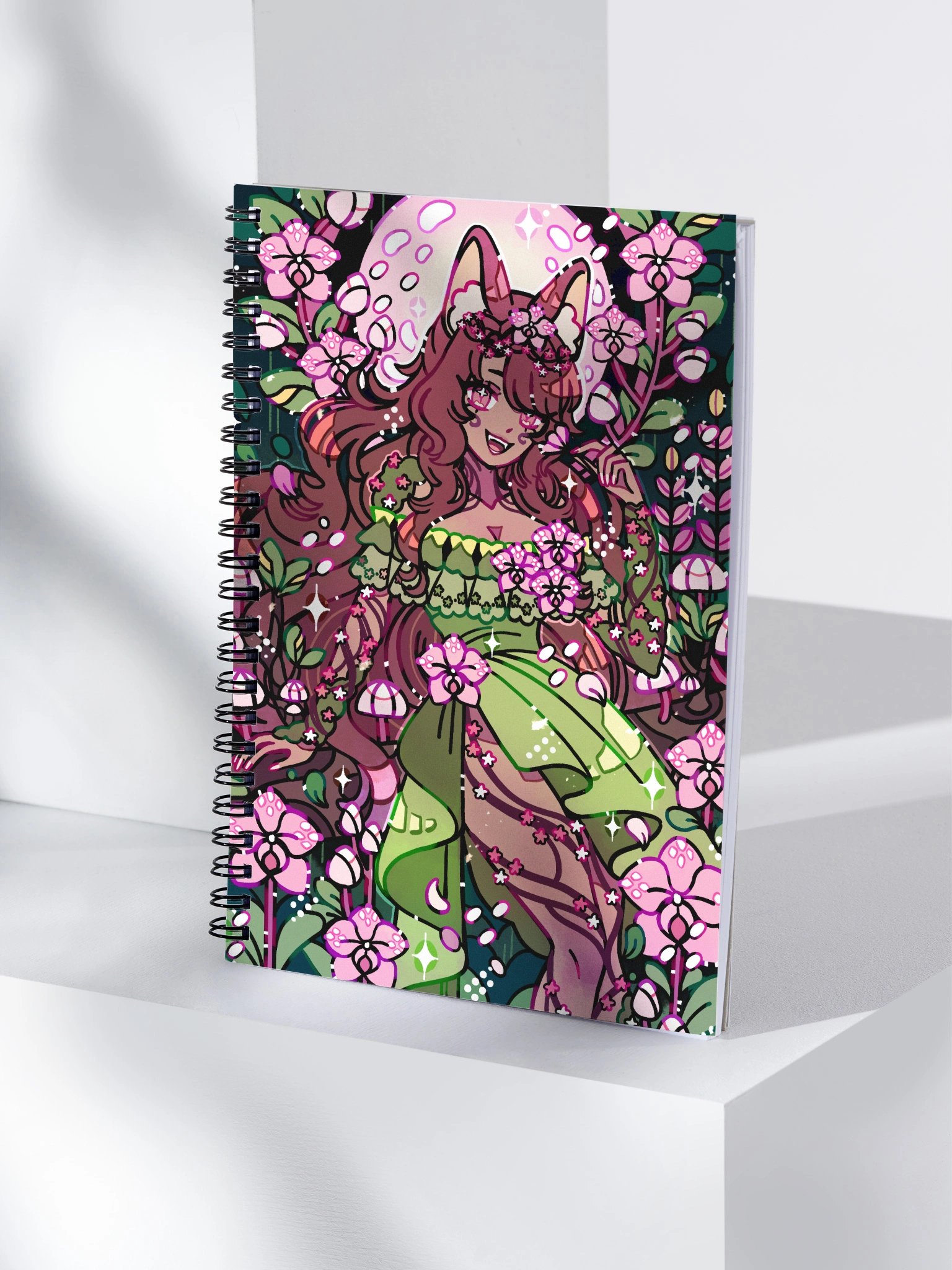 AceDarkin Forest Guardian Spiral Notebook product image (4)