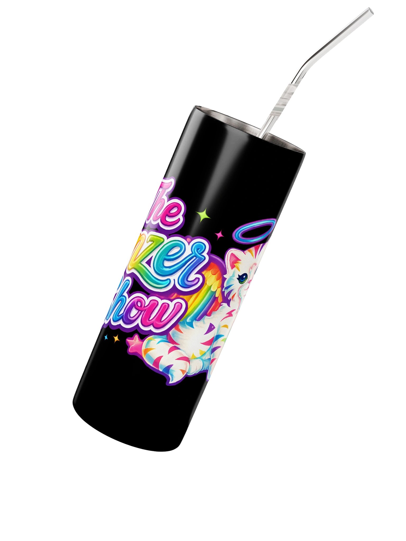 The Linzer Show Rainbow Cat Tumbler product image (4)