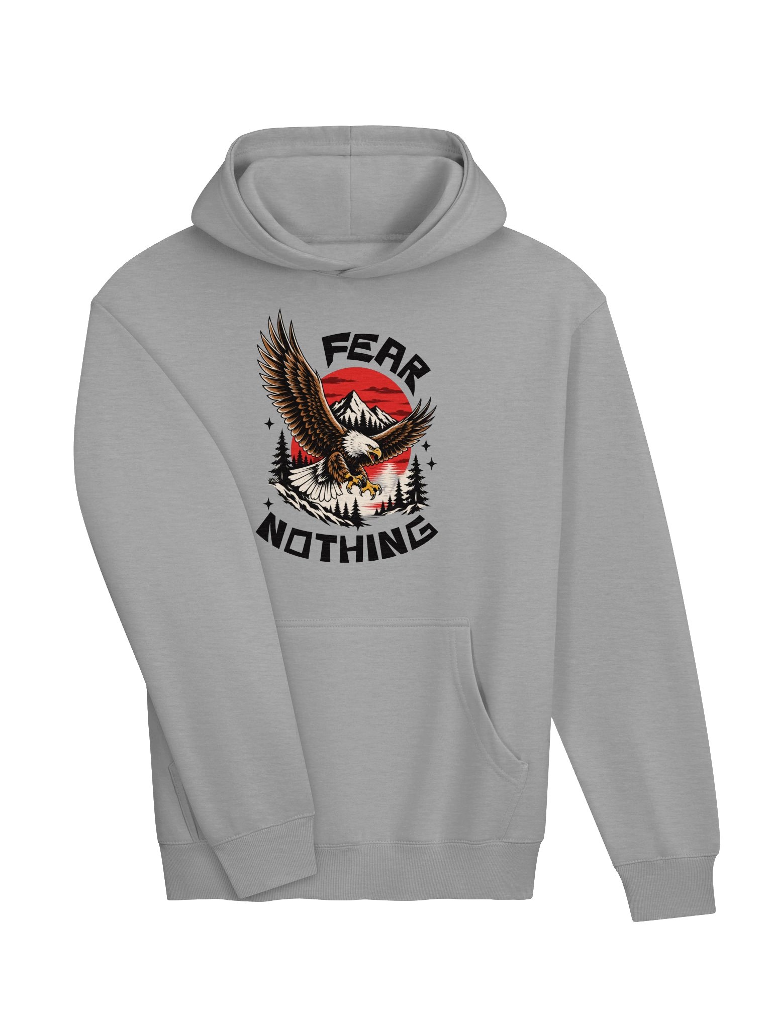 Fear Nothing - Graphic Cotton Heritage M2635 Box Hoodie product image (3)