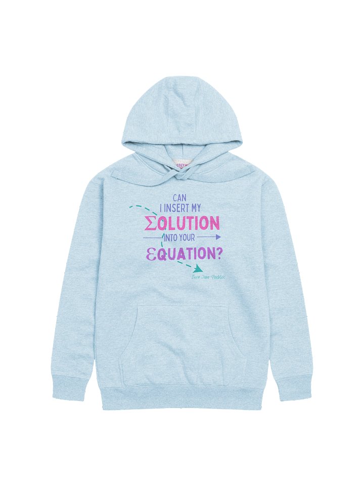 Felpa con cappuccio Unisex (scritta rosa) product image (1)