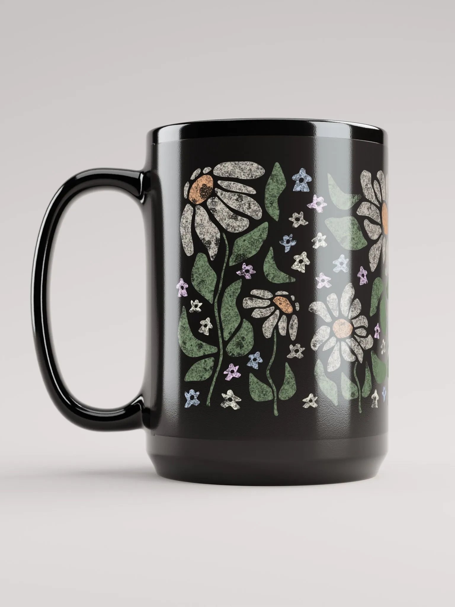 Subtle Meeples Pastel Daisy 15 oz. Mug for Board Gamers product image (8)