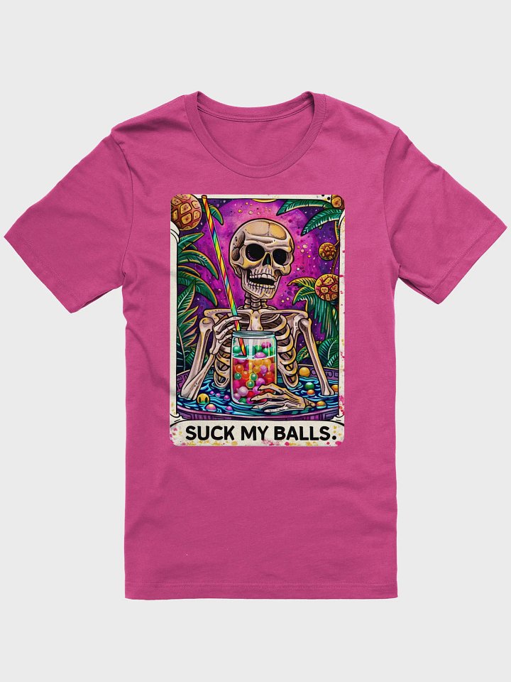 Suck My Balls Funny Tarot Card Tee product image (3)