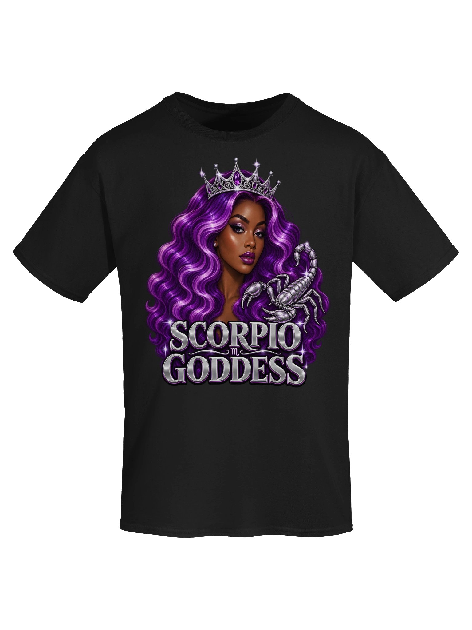 Scorpio Purple Goddess Celestial Tee product image (30)