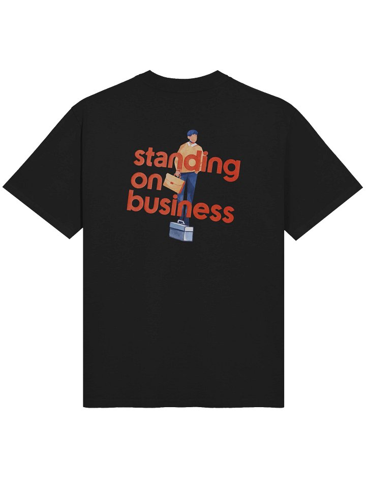 Standing on Biz Tee (Faded Black) product image (1)