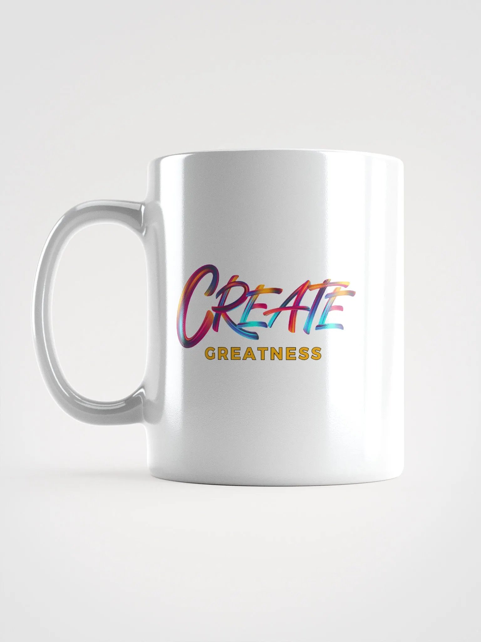 Born to Dance Her Silhouette + Rainbow Create Greatness Mug product image (17)