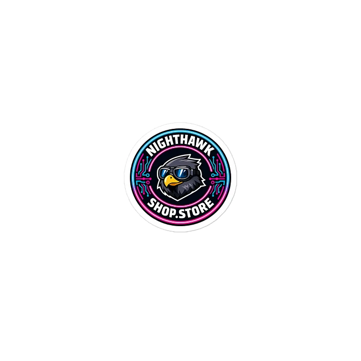 Neon Nighthawk Die-Cut Stickers product image (2)