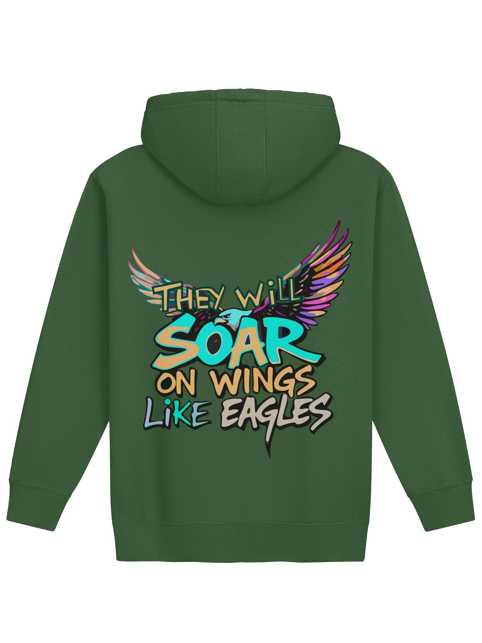 They Will Soar Bible Verse Graffiti Hoodie product image (2)