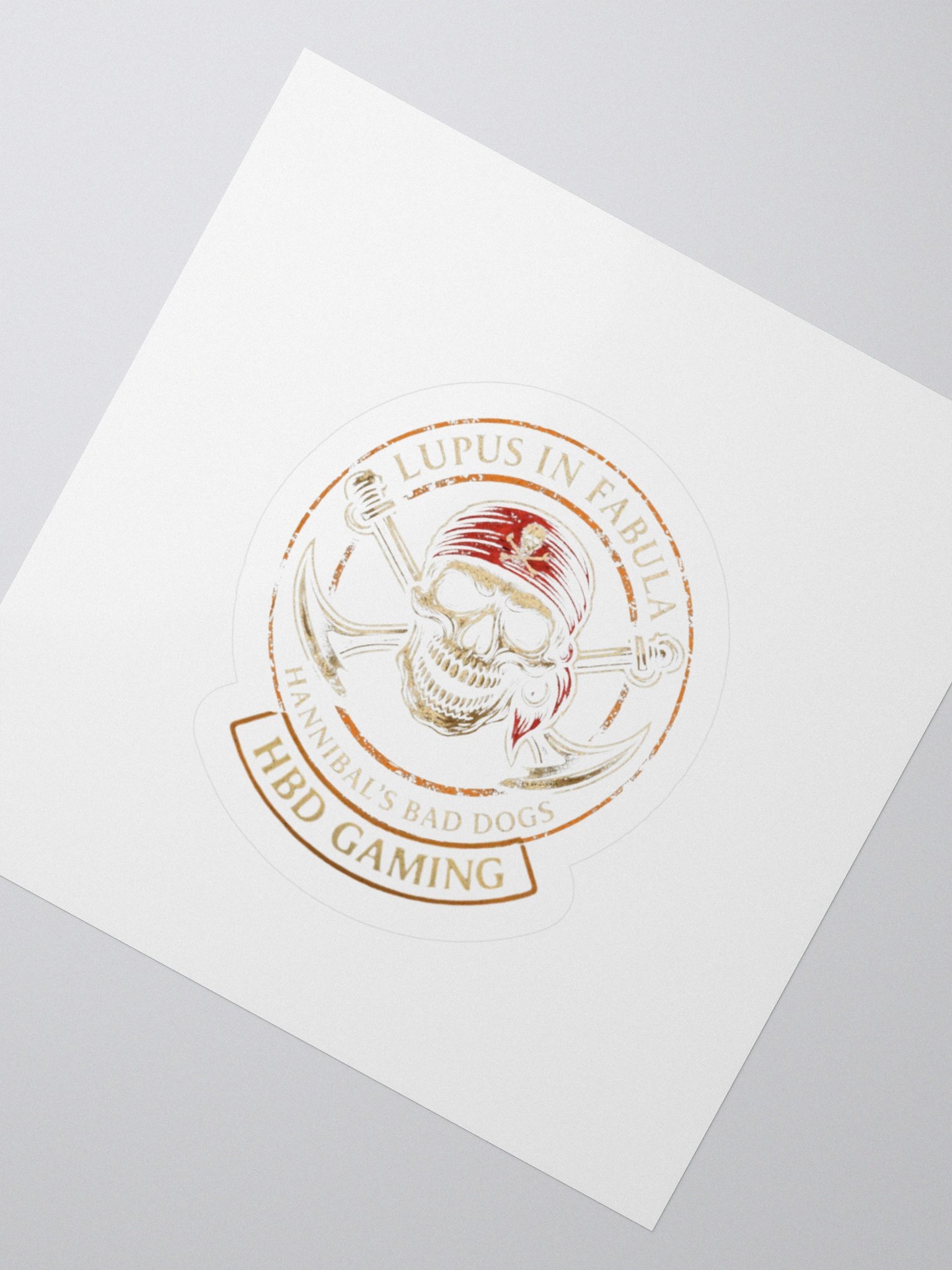 HBD Gaming Transparent Decal product image (4)