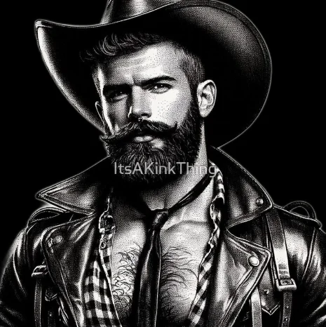 Gay San Francisco Leather Stallion Cowboy Gay Pride Graphic Design product image (1)
