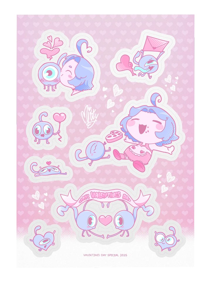 Valentines Day 2025 Special! Set #2 - Sticker Sheet product image (1)
