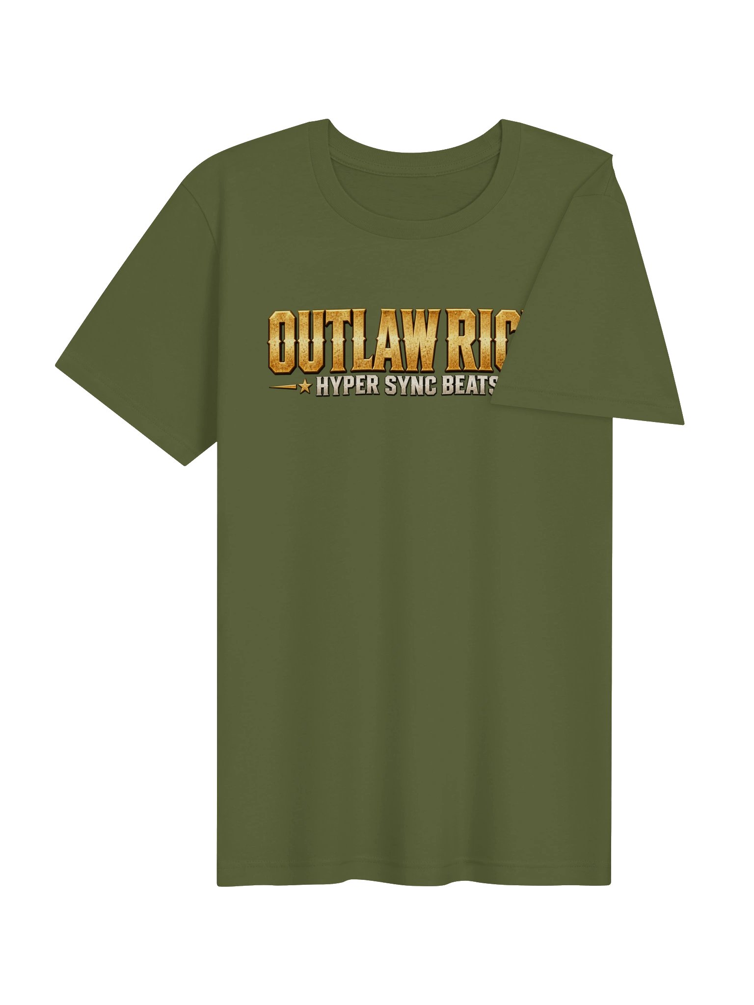 Outlaw Rich — Hyper Sync Beats Unisex Graphic T-Shirt product image (4)