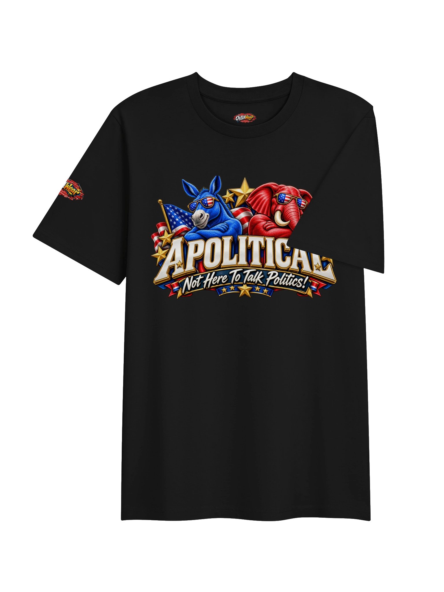 "APOLITICAL" Unisex T-shirt product image (25)