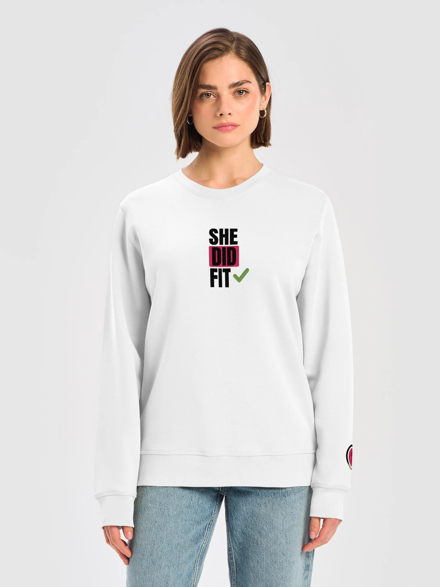 The 1% Better Crew (Premium Stitch White) product image (2)