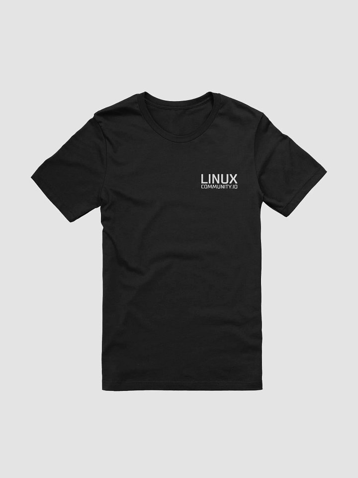 Linux T-Shirt (dark) product image (1)