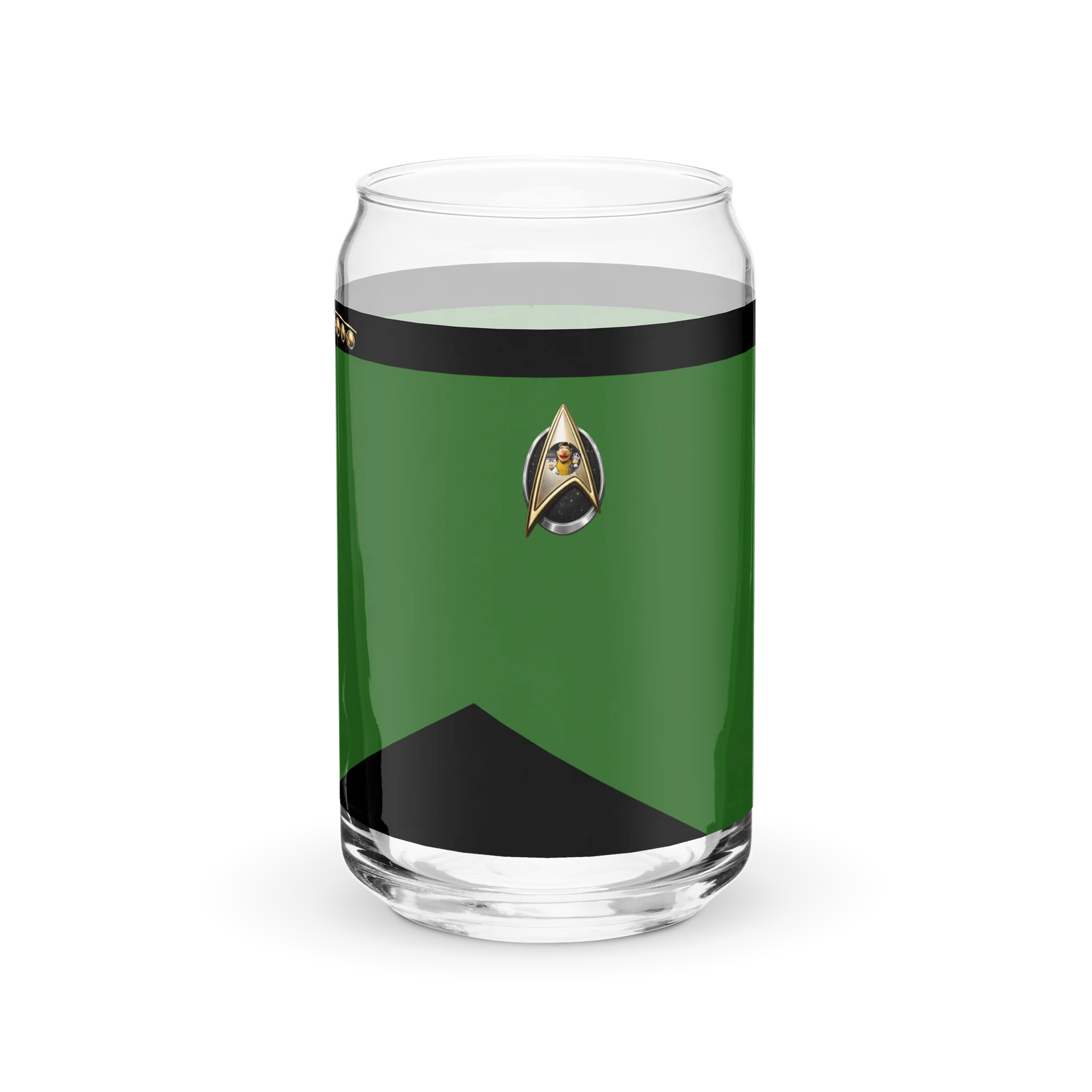 Officer Inspired Can Glass - Green Division product image (1)