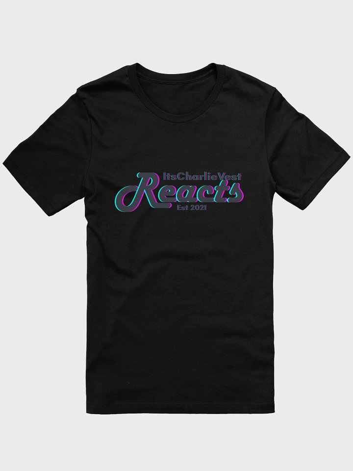 ItsCharlieVest Reacts Script T-Shirt product image (1)