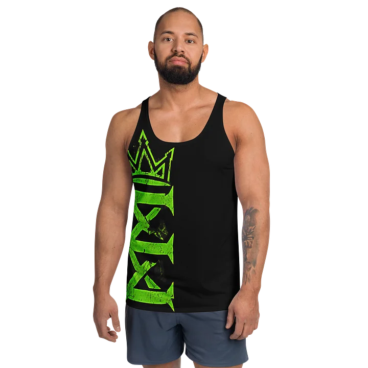 Neon Geometric Crown Tank Top product image (1)