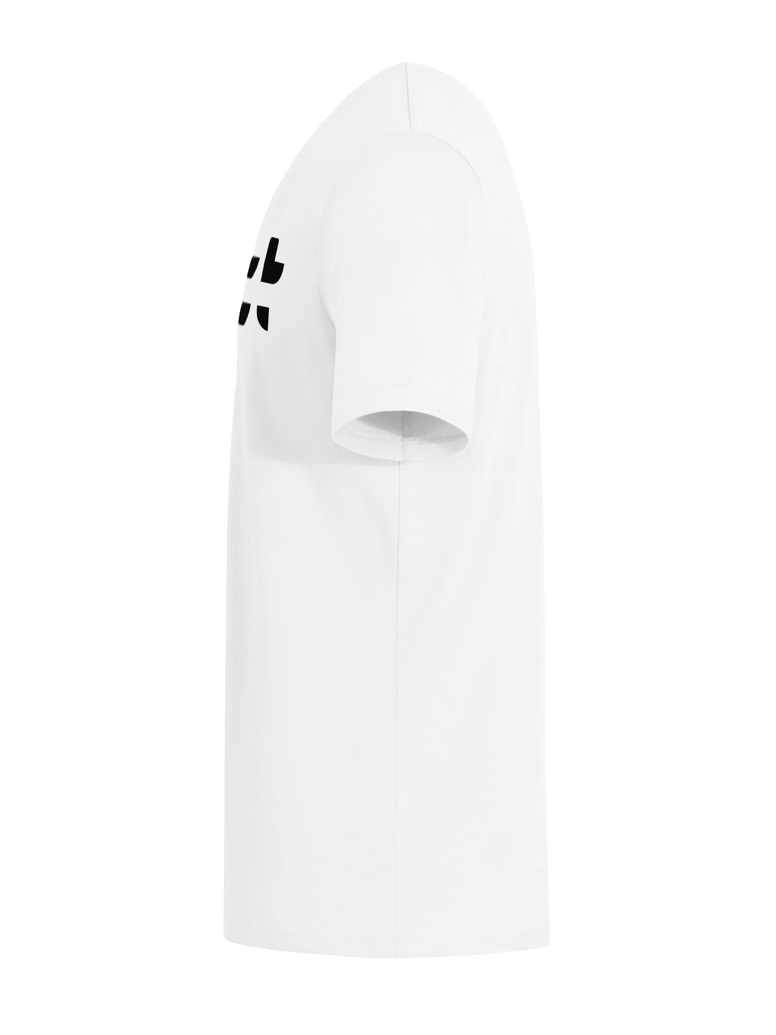 Ghost Gaming Black on White Text Logo T-Shirt product image (9)