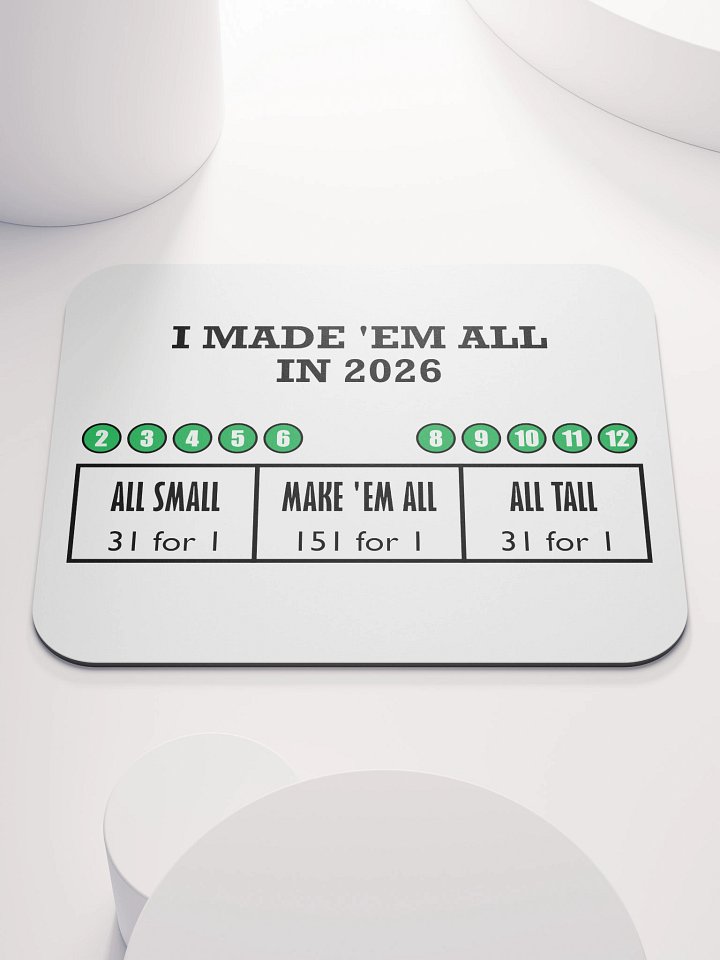 Made 'Em All - 151 for 1 (MousePad) product image (1)